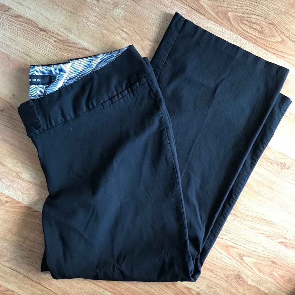 Torrid women’s plus black trousers size 24